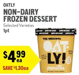 New Seasons Market Oatly non-dairy frozen dessert offer