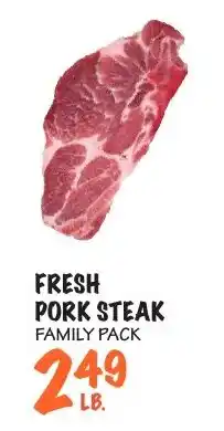 Foodarama Fresh pork steak family pack offer