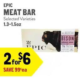 New Seasons Market Epic meat bar offer