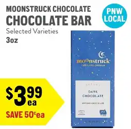 New Seasons Market Moonstruck chocolate chocolate bar offer