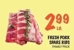 Foodarama Fresh Pork Spare Ribs offer