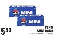 Foodarama Pepsi mini cans offer