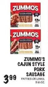 Foodarama Zummo's cajun style pork sausage offer