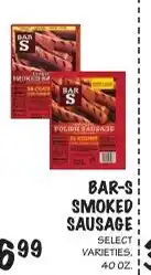 Foodarama Bar-s smoked sausage offer