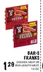 Foodarama Bar-s franks offer