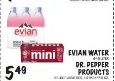 Foodarama Evian Water offer