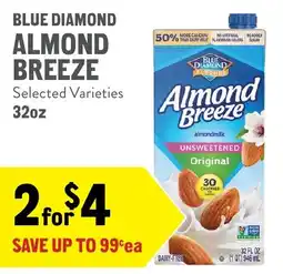 New Seasons Market Blue Diamond Almond Breeze offer