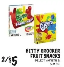Foodarama Betty Crocker fruit snacks offer