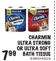 Foodarama Charmin ultra strong or ultra soft bath tissue offer