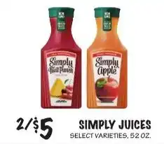 Foodarama Simply Juices offer