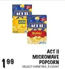 Foodarama Act II microwave popcorn offer