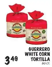 Foodarama Guerrero white corn tortilla offer