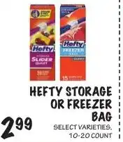 Foodarama Hefty storage or freezer bag offer