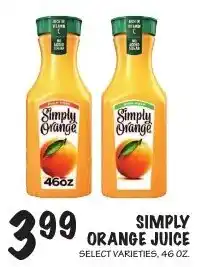 Foodarama Simply orange juice offer