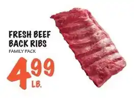 Foodarama Fresh Beef Back Ribs offer