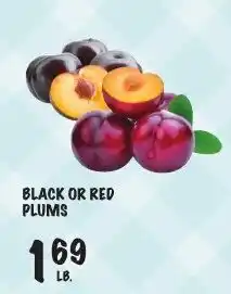 Foodarama Black or Red Plums offer
