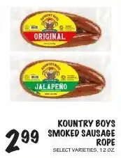 Foodarama Kountry Boys smoked sausage rope offer