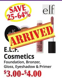 Ocean State Job Lot E.L.F. Cosmetics offer
