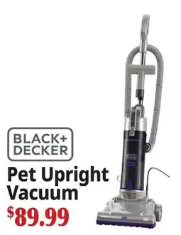 Ocean State Job Lot BLACK+DECKER Pet Upright Vacuum offer
