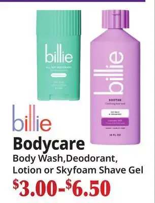 Ocean State Job Lot Billie Bodycare offer