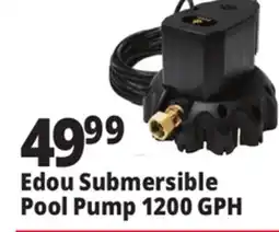 Ocean State Job Lot Edou Automatic Submersible Pool Cover Pump Black offer
