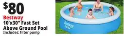 Ocean State Job Lot Bestway 10' x 30 Fast Set Above Ground Pool offer