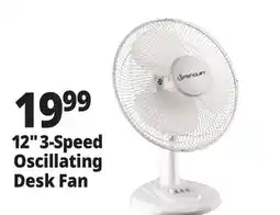 Ocean State Job Lot Penguin Oscillating Desk Fan 12 offer