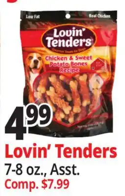 Ocean State Job Lot Lovin Tenders Chicken and Sweet Potato Bones Recipe 8 oz offer
