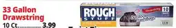 Ocean State Job Lot Rough Stuff 33 Gal Outdoor Trash Bags with Drawstring 10 Count offer