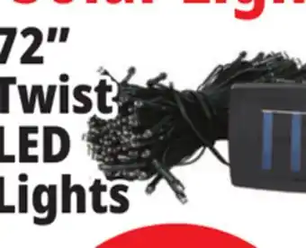 Ocean State Job Lot Solar Twist Lights 200 Lights 72' offer