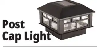 Ocean State Job Lot Solar LED Post Cap Light 5.25 offer