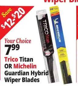 Ocean State Job Lot Michelin Guardian All-Season Hybrid Wiper Blade 16-28 offer