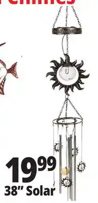 Ocean State Job Lot Solar Wind Chime 38 offer