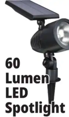 Ocean State Job Lot Outdoor Living Accents Solar LED Spotlight offer
