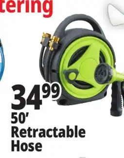Ocean State Job Lot Deluxe Retractable Hose Reel with Mount 50' offer