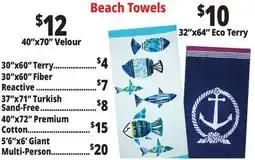 Ocean State Job Lot Beach Towels offer