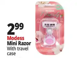 Ocean State Job Lot Modess Mini Razor offer