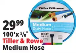 Ocean State Job Lot Tiller & Rowe Medium Duty Hose 5/8 in 100' offer