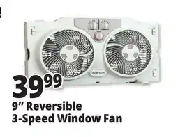 Ocean State Job Lot Penguin 9 Twin Window Fan offer