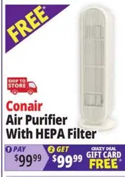 Ocean State Job Lot Conair Air Purifier With HEPA Filter offer