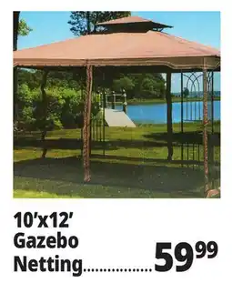 Ocean State Job Lot Insect Netting for Gazebo 10' x 12' offer