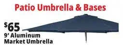 Ocean State Job Lot 9' Aluminum Market Umbrella with Tilt offer