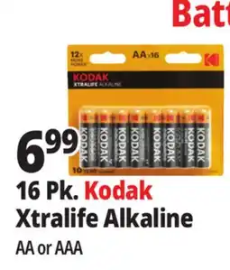 Ocean State Job Lot 16 Pk. Kodak Xtralife Alkaline offer