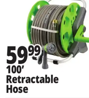 Ocean State Job Lot Deluxe Retractable Hose Reel 100' offer
