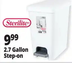 Ocean State Job Lot Sterilite Step-On 2.7 Gal Wastebasket offer