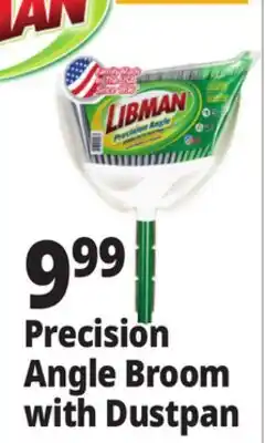 Ocean State Job Lot Libman Precision Angle Broom with Dustpan offer