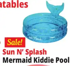 Ocean State Job Lot Sun N' Splash Mermaid Kiddie Pool offer