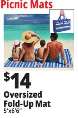 Ocean State Job Lot Oversized Fold-Up Mat offer