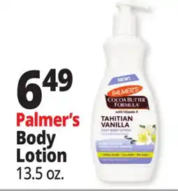 Ocean State Job Lot Palmer's Coconut Hydrate Daily Body Lotion 13.5 fl oz offer