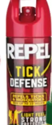 Ocean State Job Lot Repel Tick Defense Aerosol Spray 6.5 oz offer